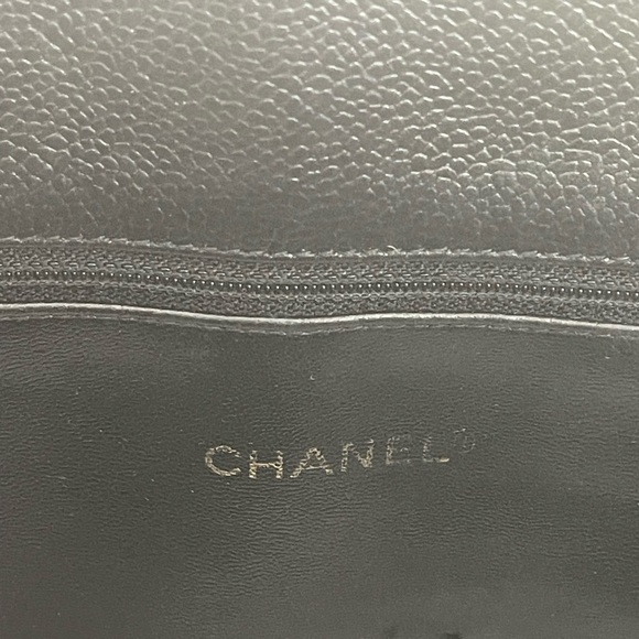 CHANEL✨24kt Gold✨Caviar Shoulder bag✨Shopper Hobo bag⭐️Vintage 91’~94’⭐️🔥COA🔥 - Picture 12 of 14